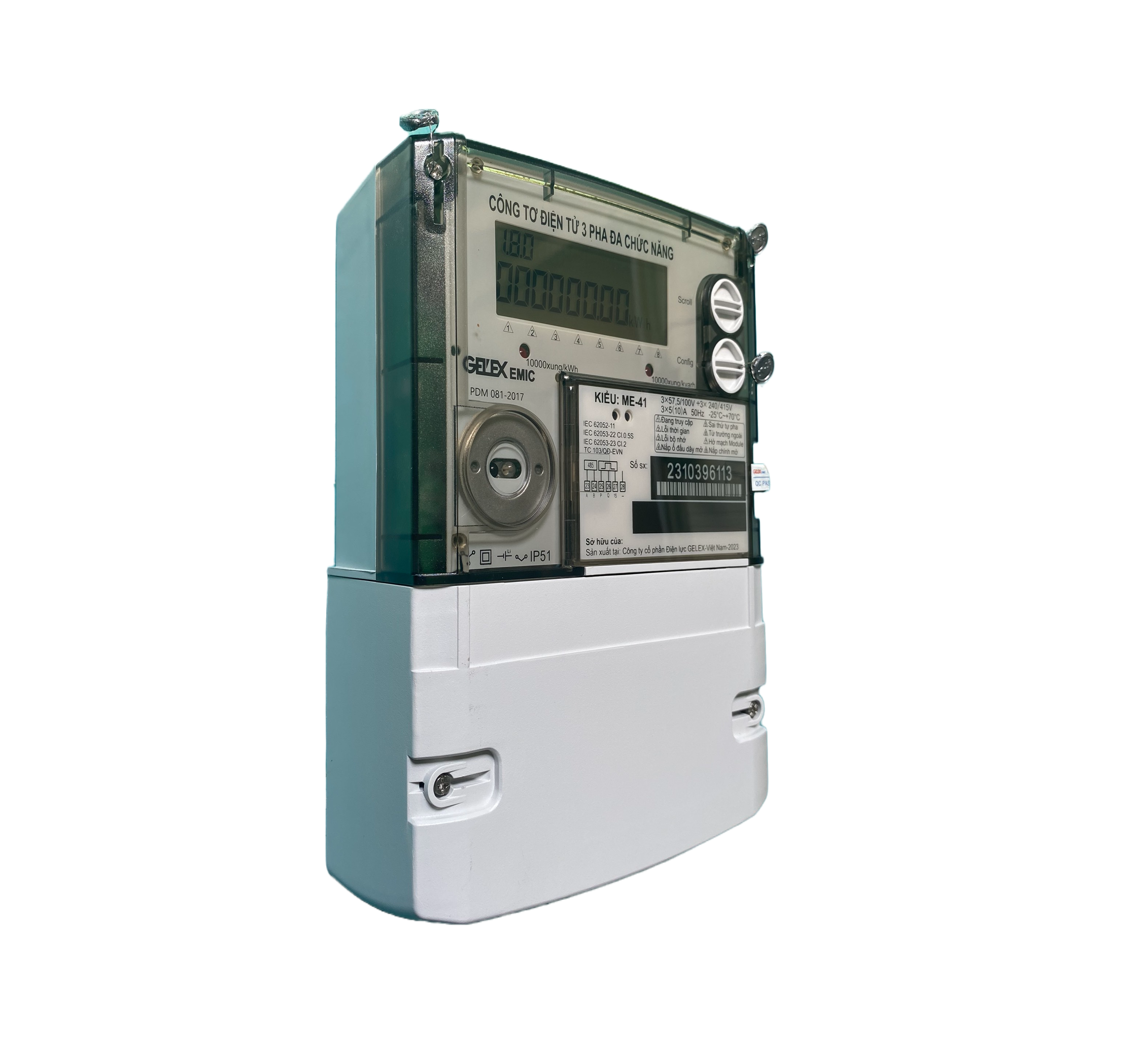 Công tơ điện tử 3 pha đa chức năng ME-41